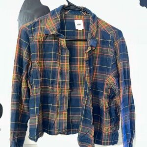 Vans Women's Multicolor Plaid Blazer